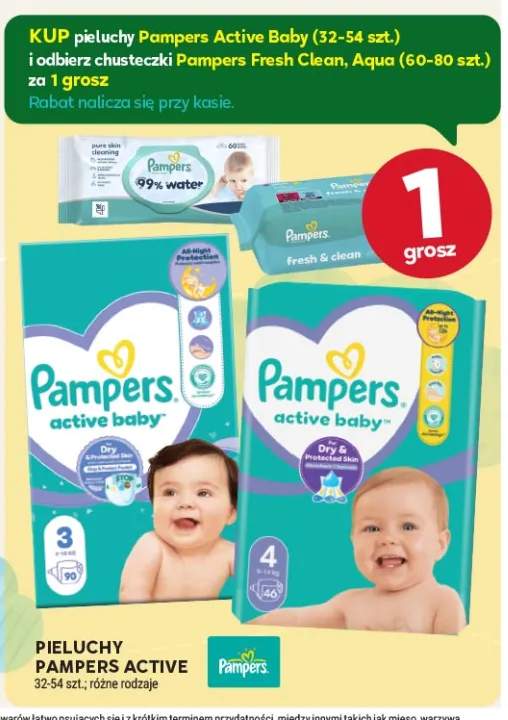 Pieluchy Pampers Active Baby