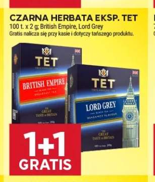 Czarna herbata ekspresowa Tet British Empire +1 wariant
