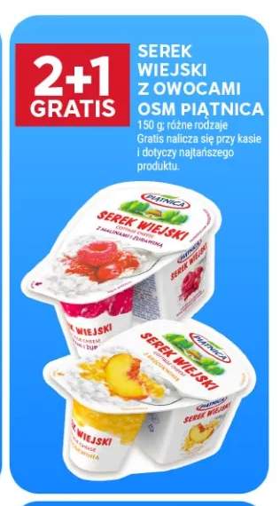 Serek Wiejski z truskawkami Piątnica +1 wariant