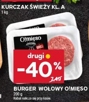Burger wołowy O!Mięso