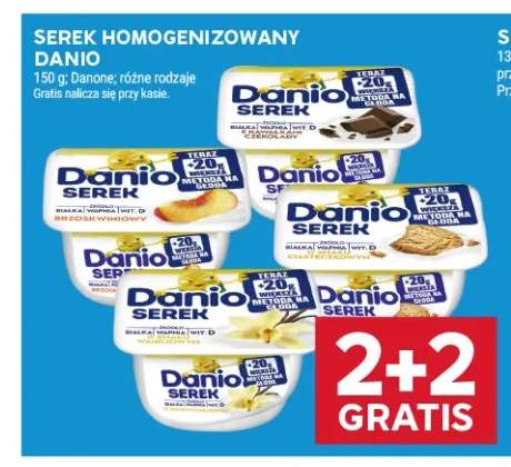 Serek homogenizowany Danio o smaku waniliowym