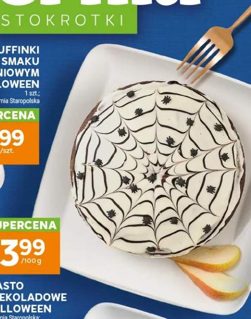Ciasto czekoladowe Halloween Cukiernia Staropolska