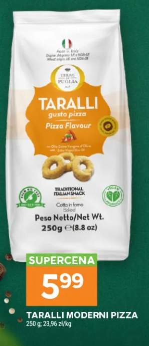 Taralli moderni pizza Terre di Puglia