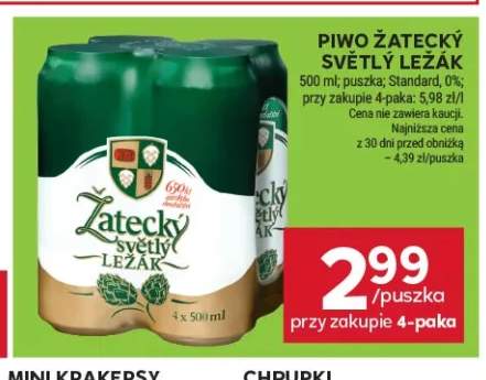 Piwo Žatecký Světlý Ležák Standard +1 wariant