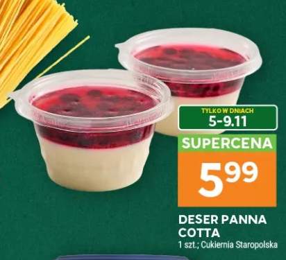 Deser Panna Cotta Cukiernia Staropolska