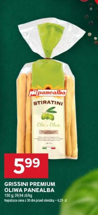 Grissini premium oliwa Panealba