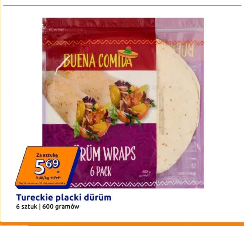 Tureckie placki dürüm Buena Comida