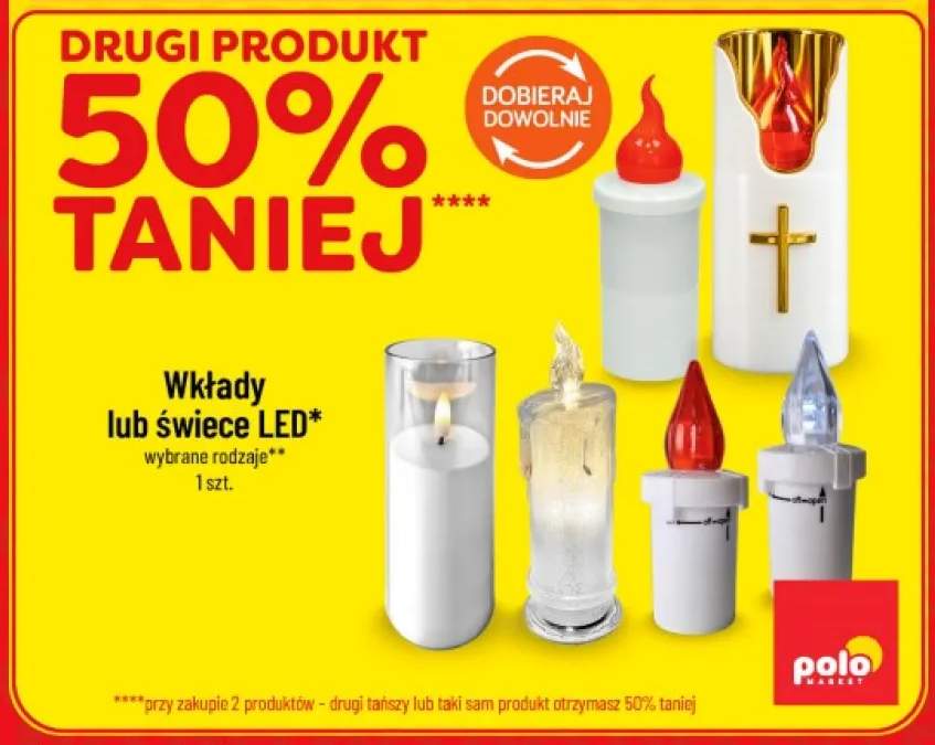 Świece LED +1 wariant