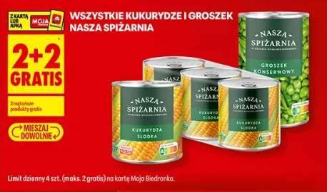 Kukurydze i groszek Nasza Spiżarnia +2 warianty