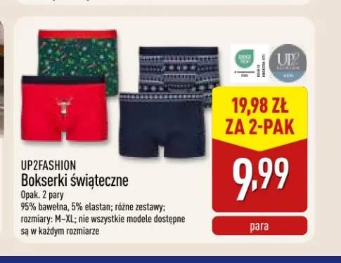 Bokserki świąteczne 2-pak UP2FASHION