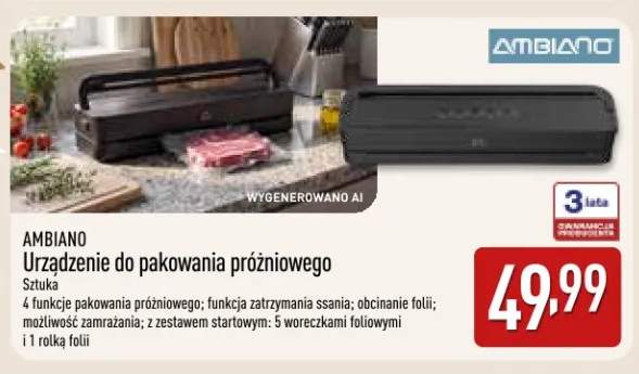 Urządzenie do pakowania próżniowego Ambiano