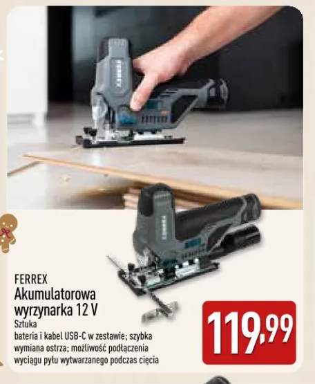 Akumulatorowa wyrzynarka Ferrex