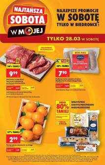 Okładka gazetki Biedronka