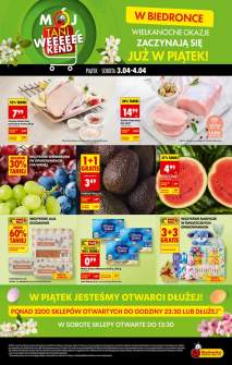 Okładka gazetki Biedronka