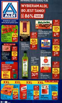 Okładka gazetki Aldi