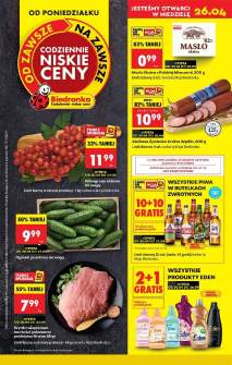 Okładka gazetki Biedronka