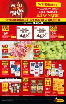 Okładka gazetki Biedronka