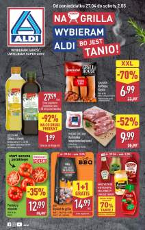 Okładka gazetki Aldi