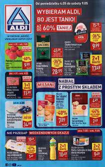 Okładka gazetki Aldi