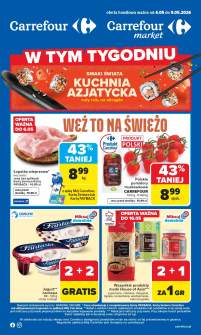 Okładka gazetki Carrefour