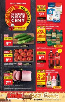 Okładka gazetki Biedronka