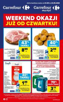 Okładka gazetki Carrefour