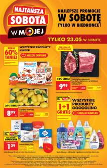 Okładka gazetki Biedronka