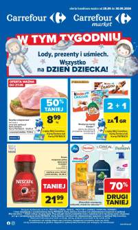 Okładka gazetki Carrefour