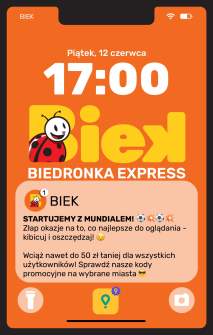 Okładka gazetki Biedronka