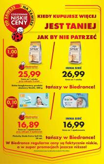 Okładka gazetki Biedronka