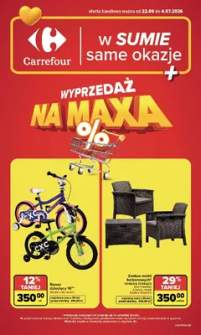 Okładka gazetki Carrefour
