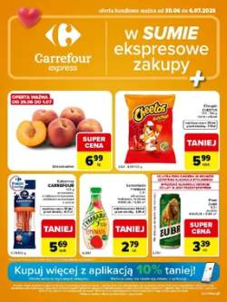 Okładka gazetki Carrefour