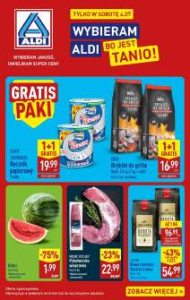 Okładka gazetki Aldi