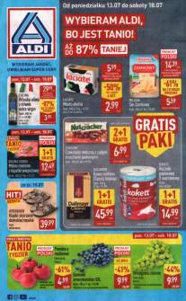 Okładka gazetki Aldi