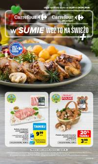 Okładka gazetki Carrefour