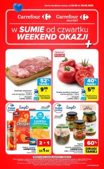 Okładka gazetki Carrefour
