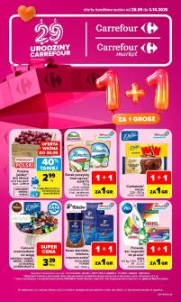 Okładka gazetki Carrefour