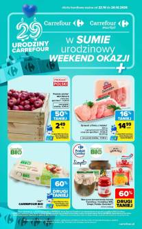 Okładka gazetki Carrefour