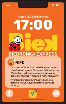 Okładka gazetki Biedronka