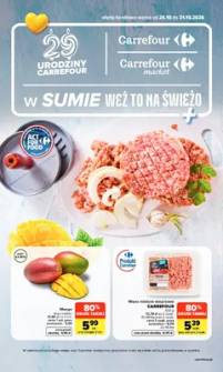 Okładka gazetki Carrefour