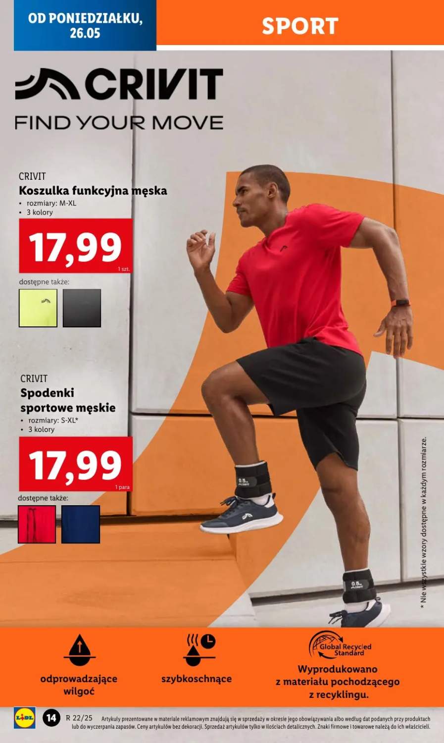 spodenki męskie