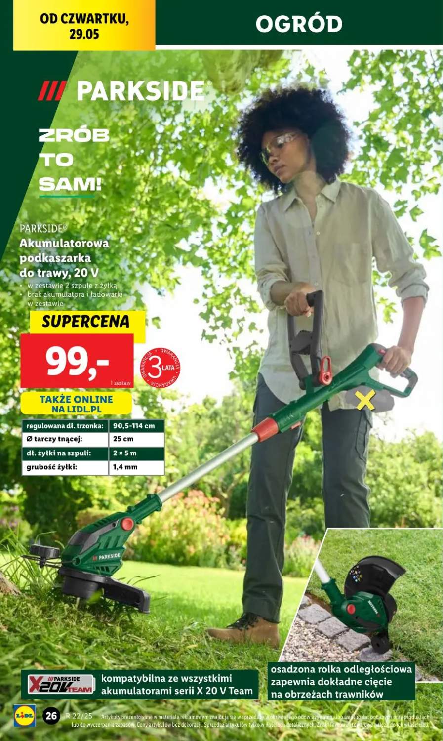 podkaszarka akumulatorowa