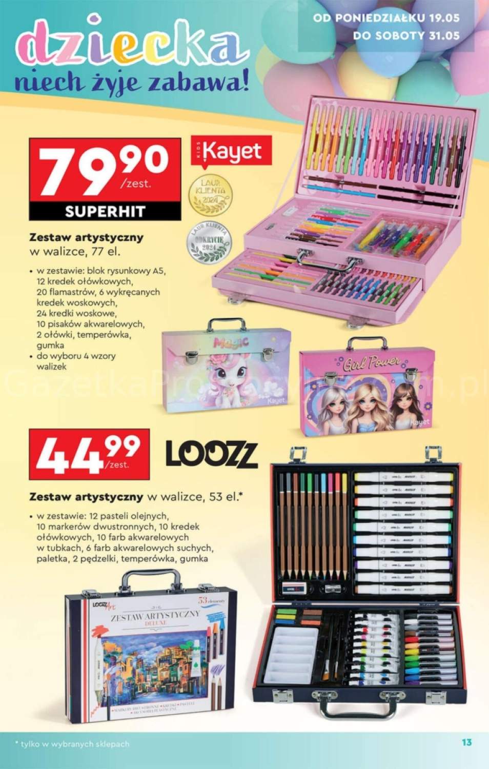 zestaw artystyczny