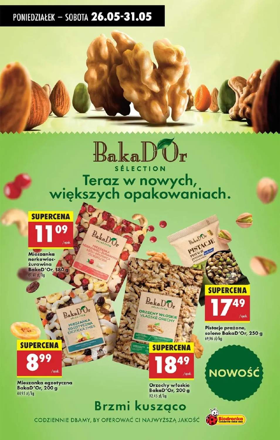 mieszanka orzechów