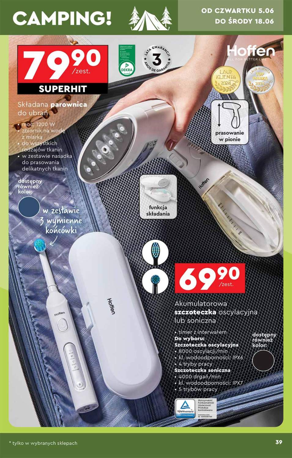 parownica do ubrań
