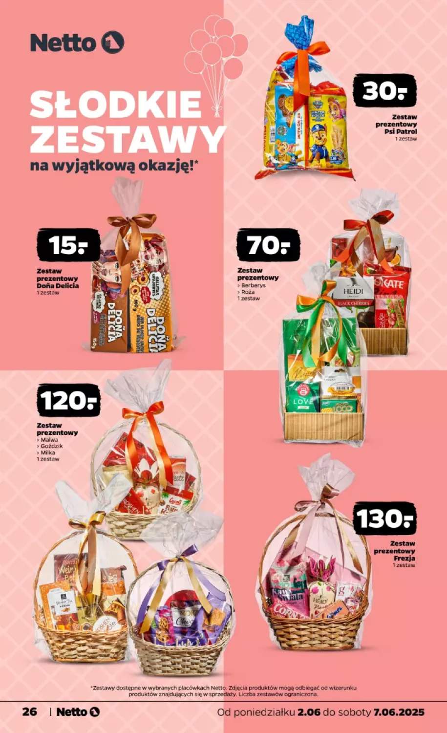 zestaw słodyczy