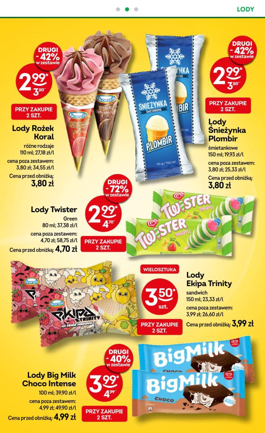 lody rożek