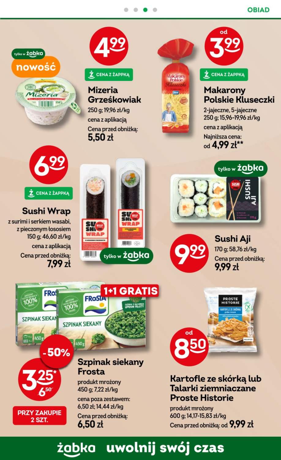 szpinak mrożony