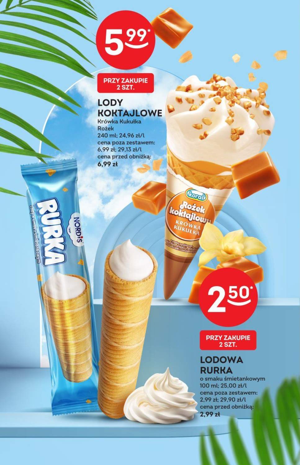 lody koktajlowe