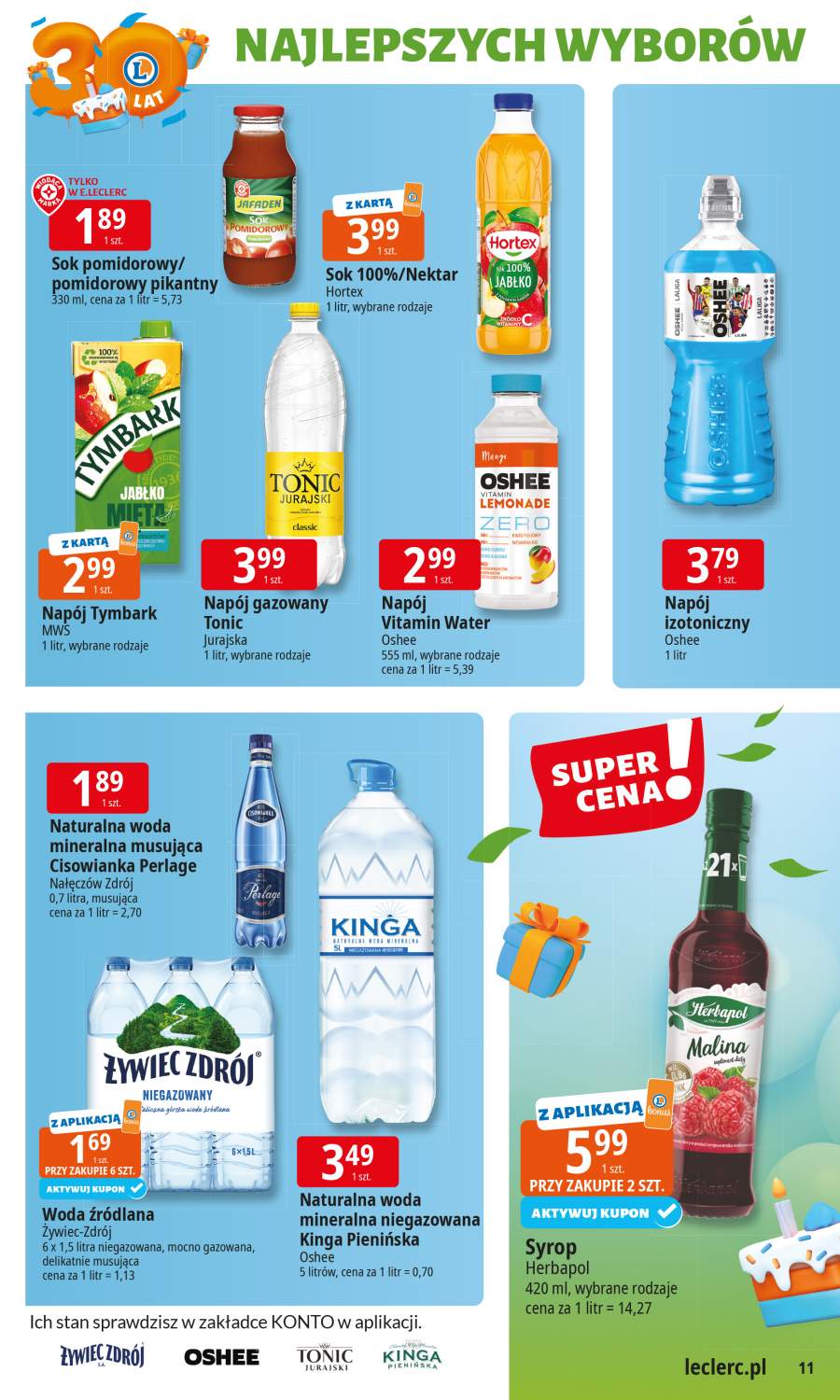 napój Tymbark